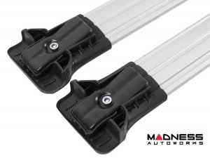 Jeep Renegade Roof Rack Cross Bars - for models w/ factory roof rails - Silver (2015-2024)